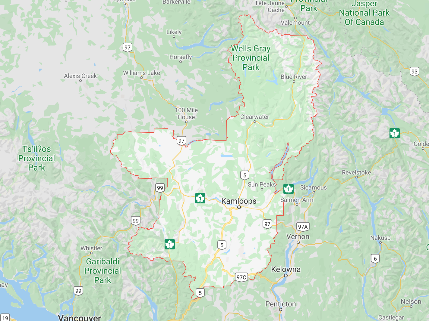 Interactive Maps - Thompson-Nicola Regional District